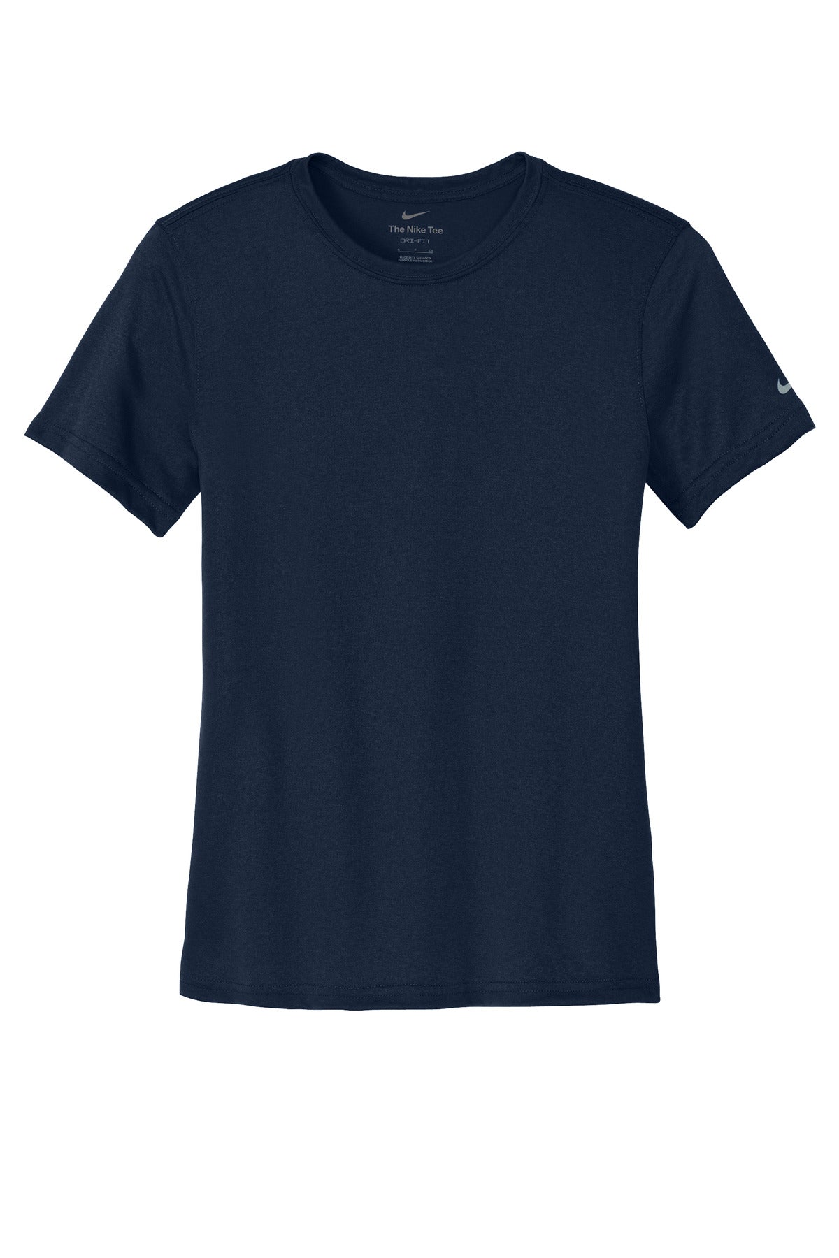 Nike Women's Swoosh Sleeve rLegend Tee - College Navy