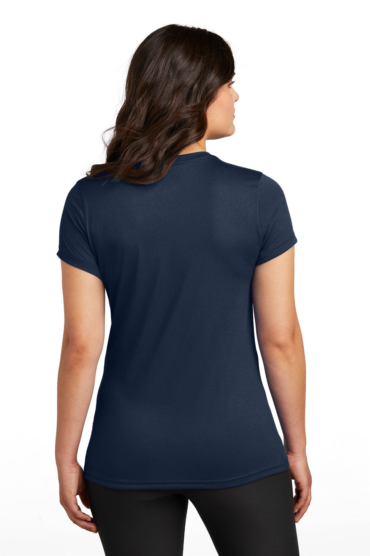 Nike Women's Swoosh Sleeve rLegend Tee - College Navy