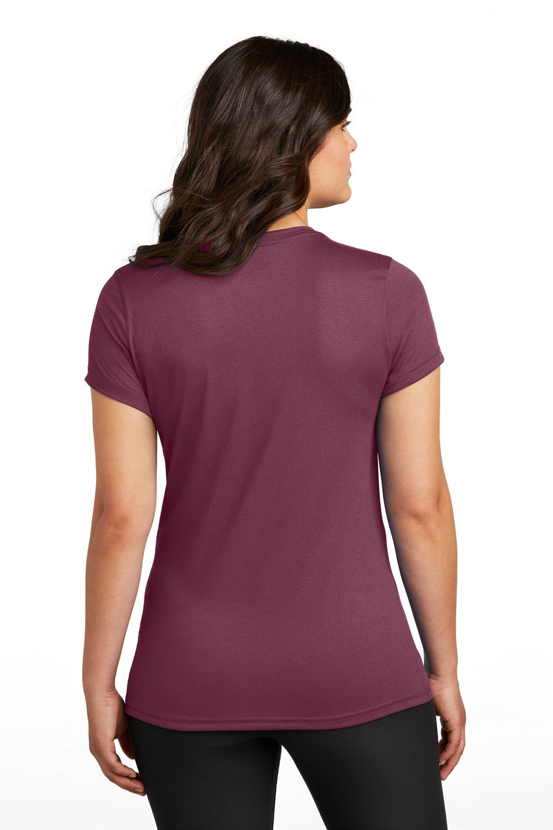 Nike Women's Swoosh Sleeve rLegend Tee - Deep Maroon