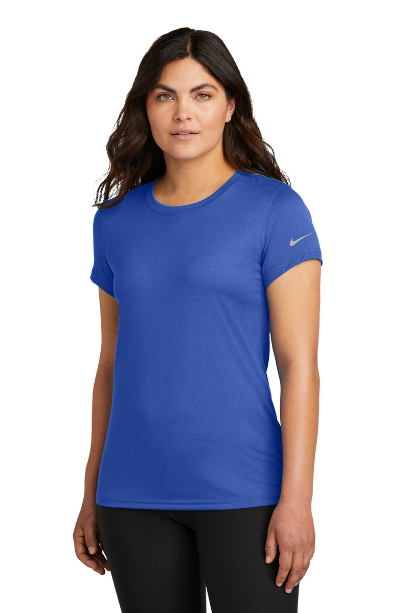 Nike Women's Swoosh Sleeve rLegend Tee - Game Royal