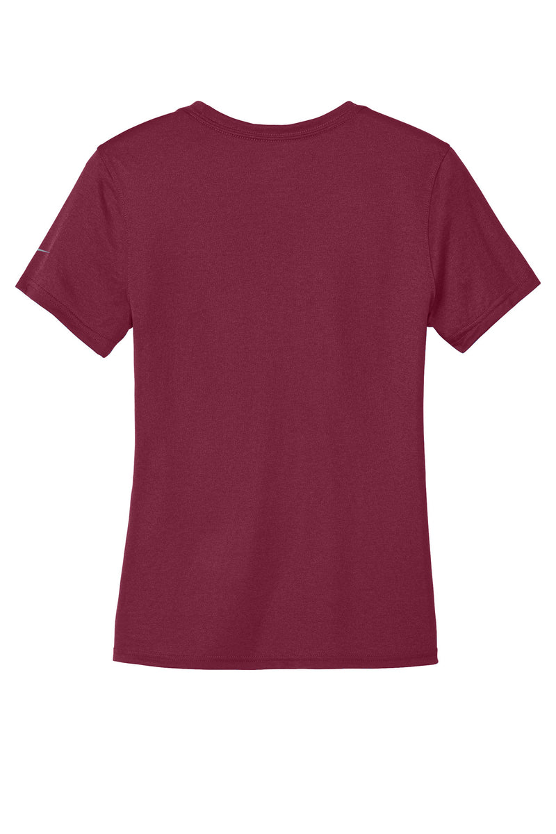 Nike Women's Swoosh Sleeve rLegend Tee - Team Maroon