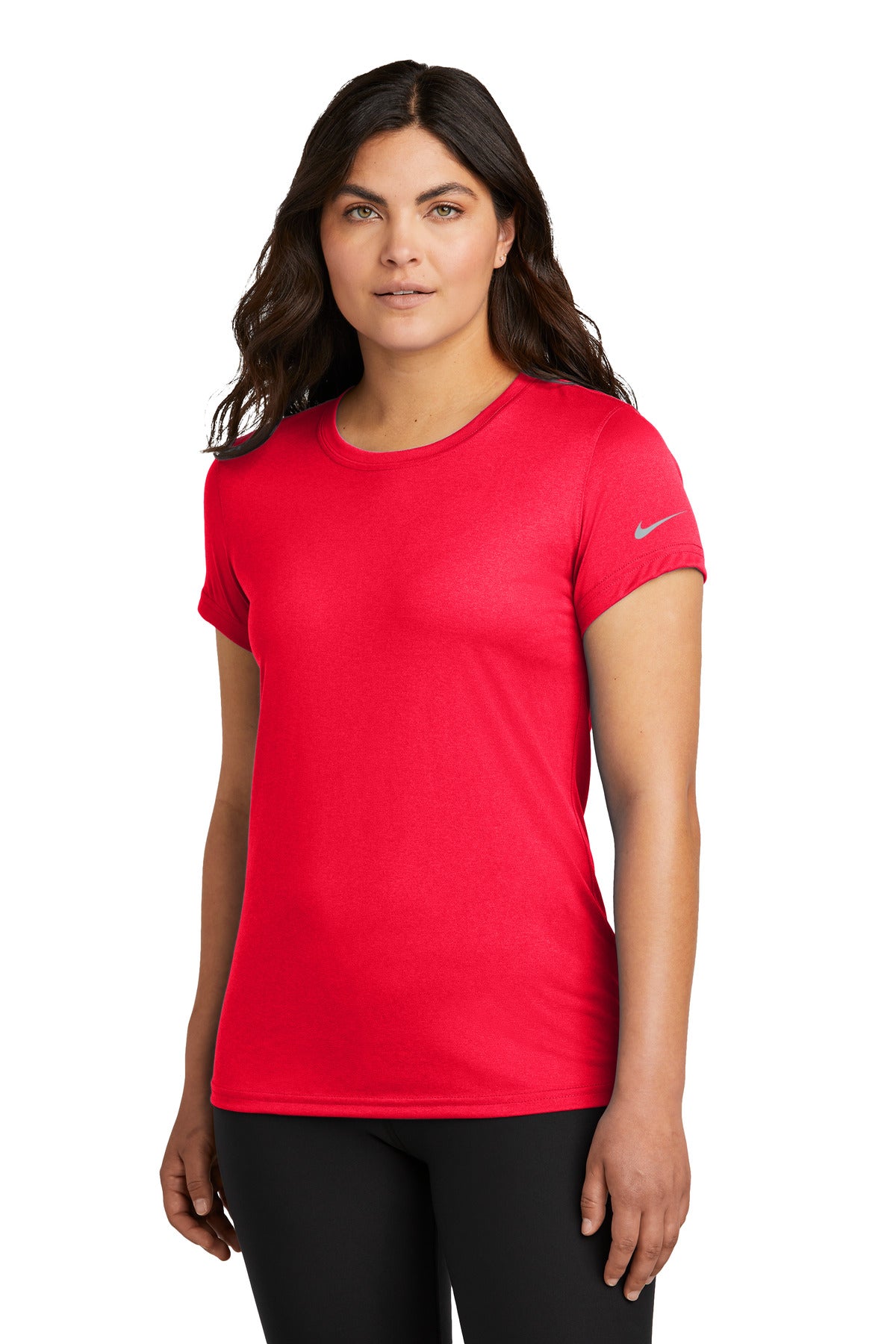 Nike Women's Swoosh Sleeve rLegend Tee - University Red