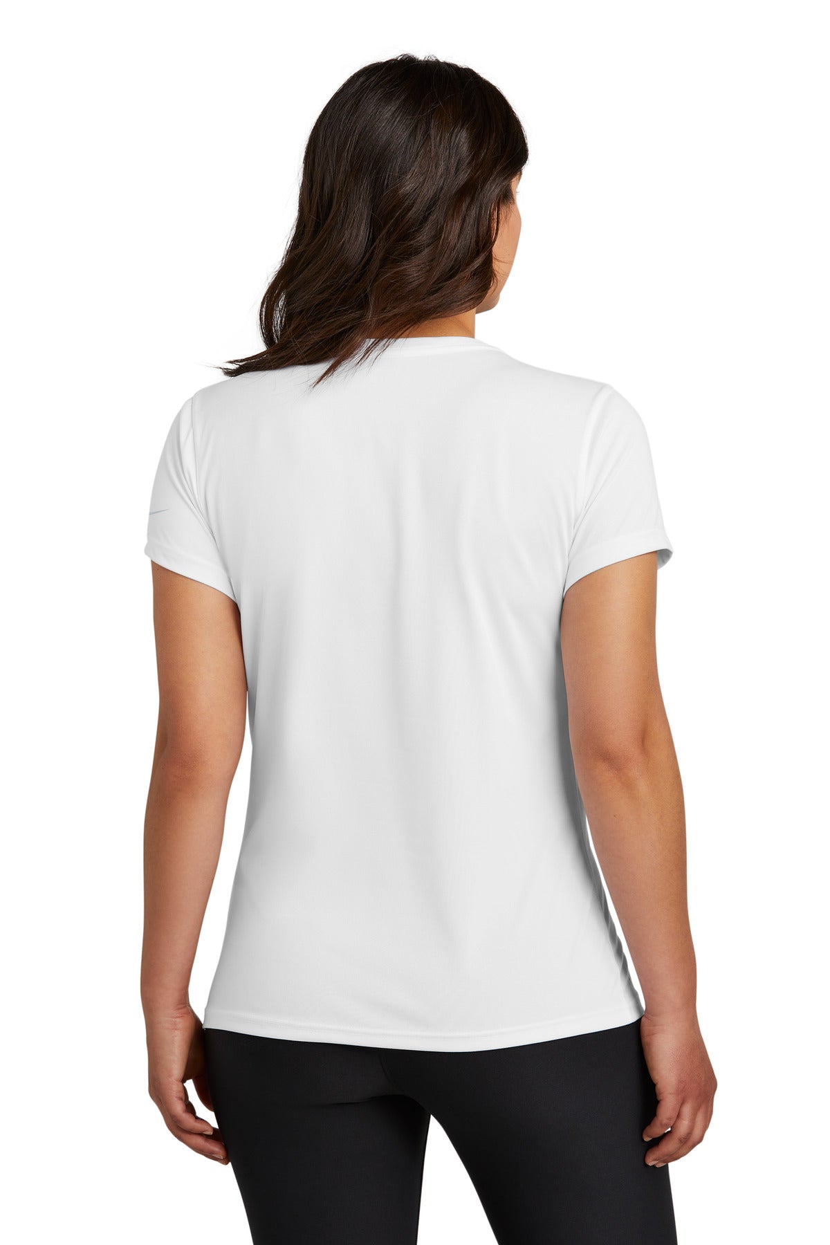 Nike Women's Swoosh Sleeve rLegend Tee - White