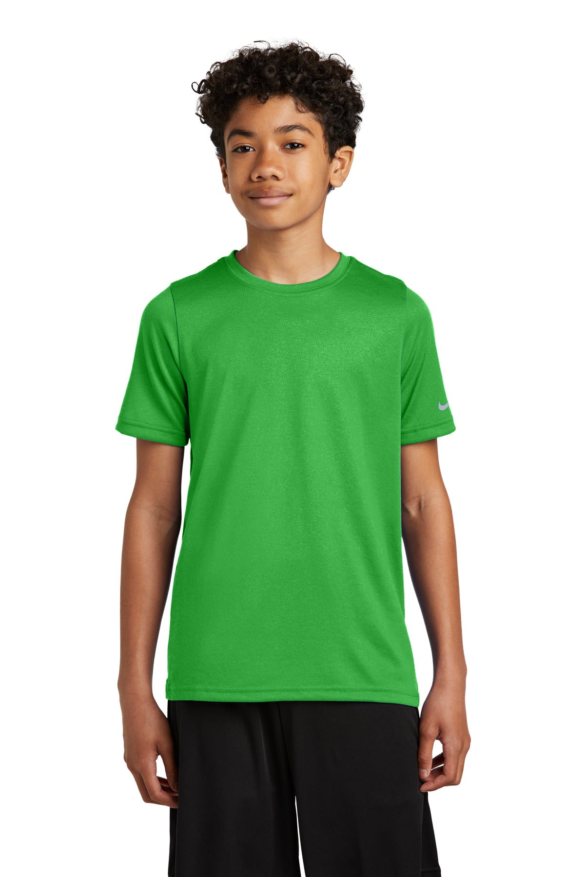 Nike Youth Swoosh Sleeve rLegend Tee - Apple Green