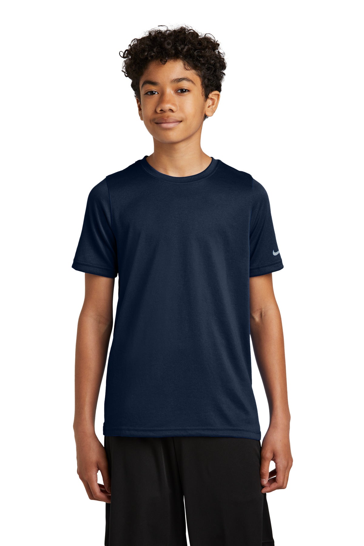 Nike Youth Swoosh Sleeve rLegend Tee - College Navy