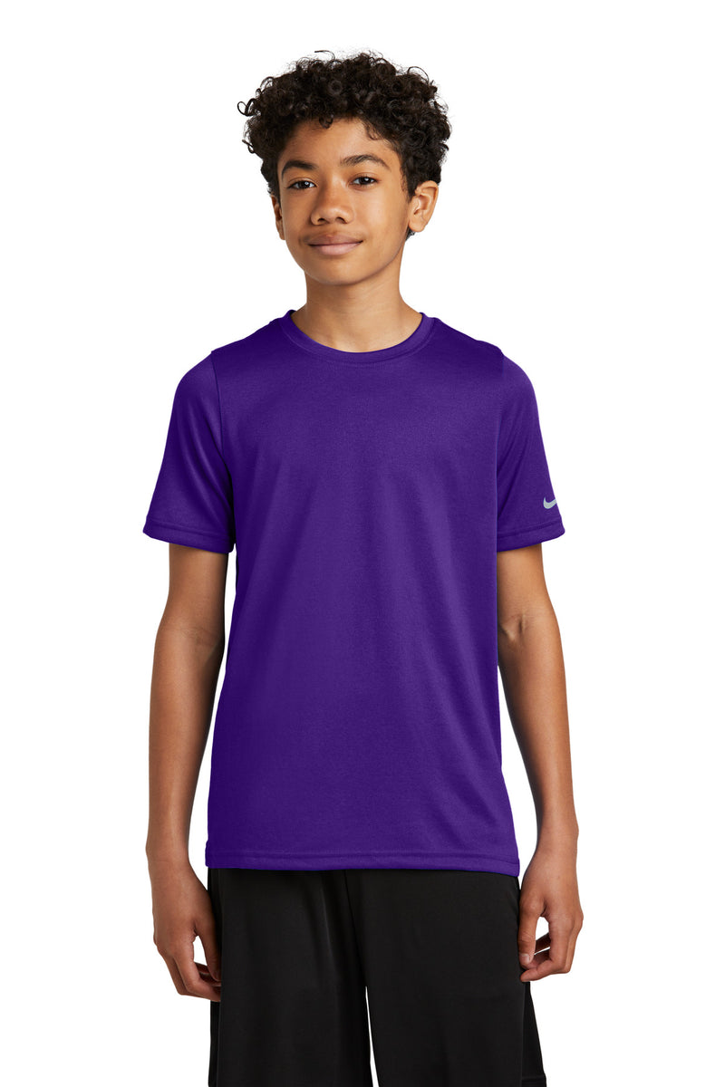 Nike Youth Swoosh Sleeve rLegend Tee - Court Purple