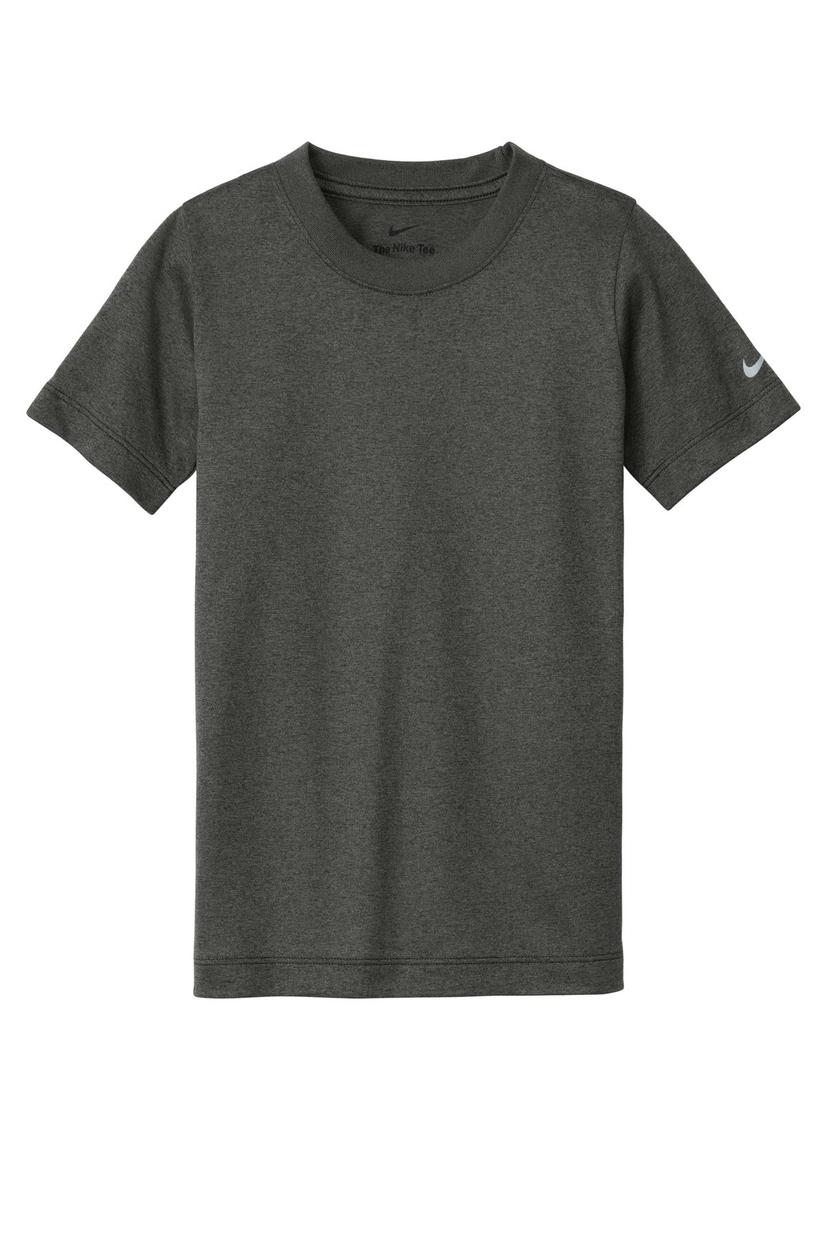 Nike Youth Swoosh Sleeve rLegend Tee - Dark Smoke Heather