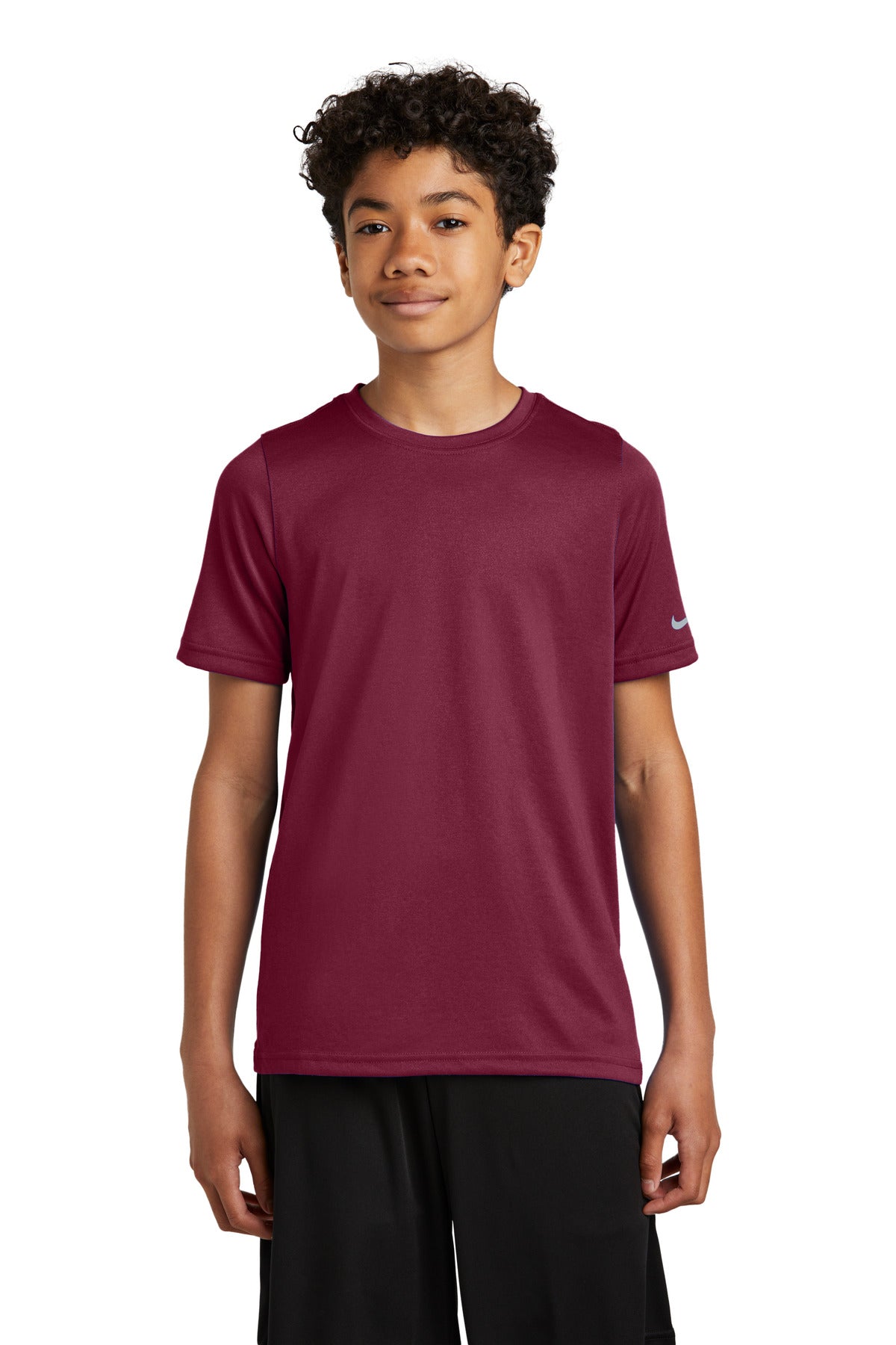 Nike Youth Swoosh Sleeve rLegend Tee - Team Maroon