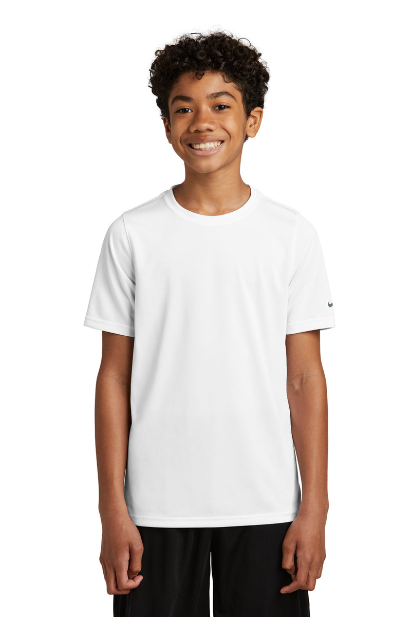 Nike Youth Swoosh Sleeve rLegend Tee - White