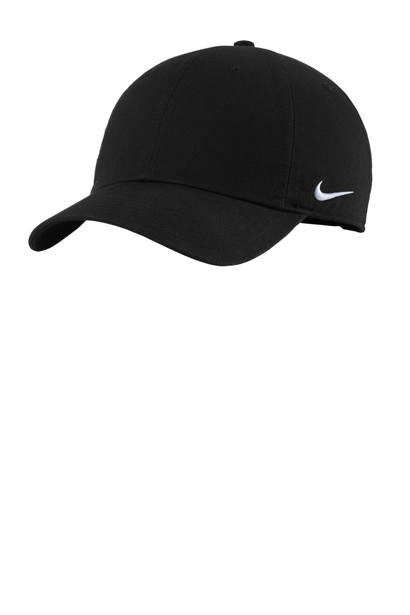 Nike Heritage Cotton Twill Cap - Black