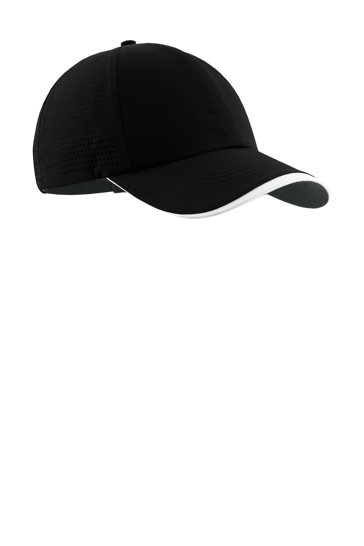 Nike Dri-FIT Perforated Performance Cap - Black/ White