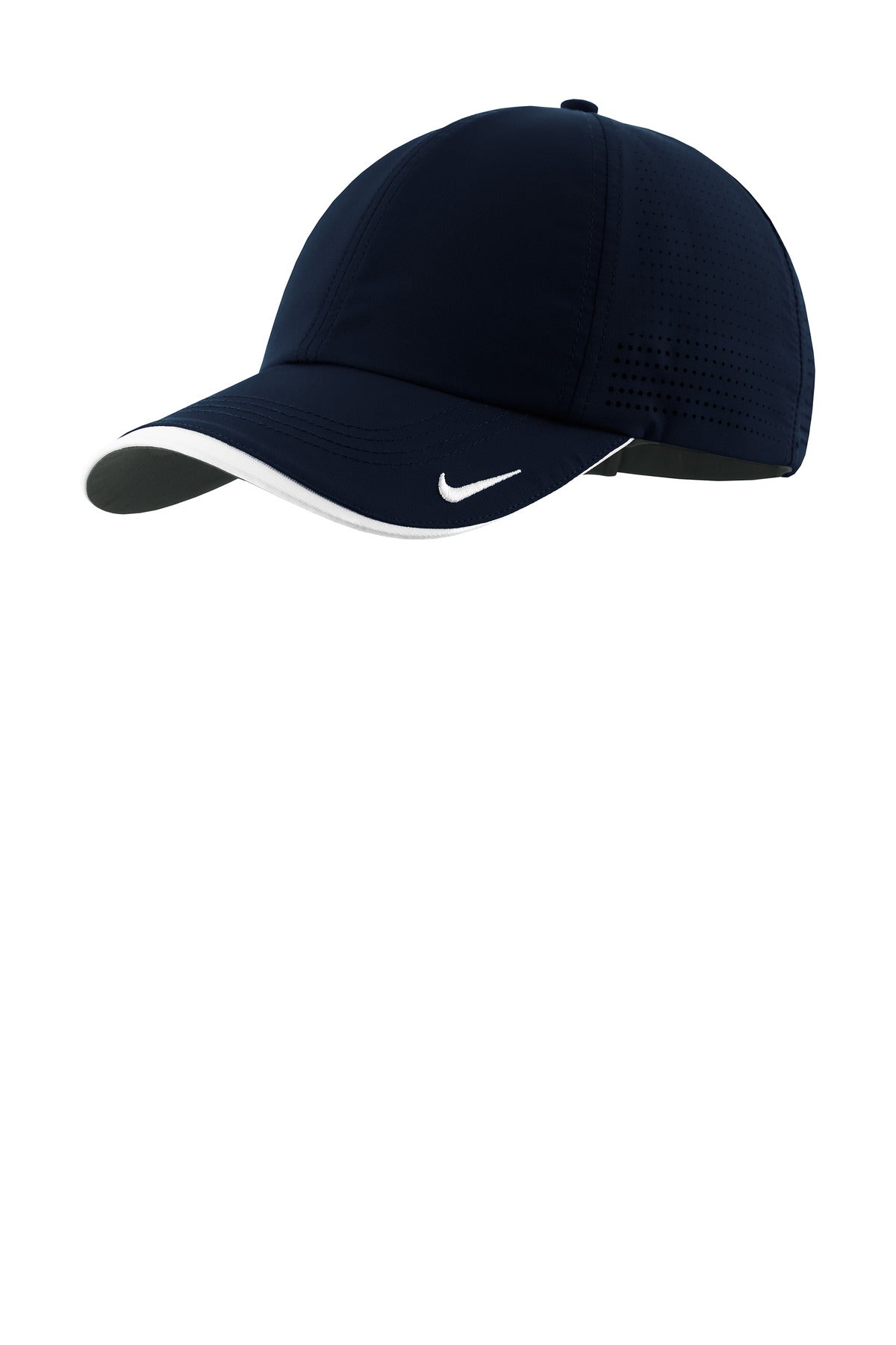 Nike Dri-FIT Perforated Performance Cap - Navy/ White