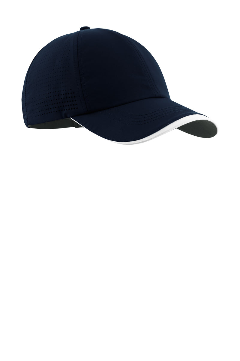 Nike Dri-FIT Perforated Performance Cap - Navy/ White