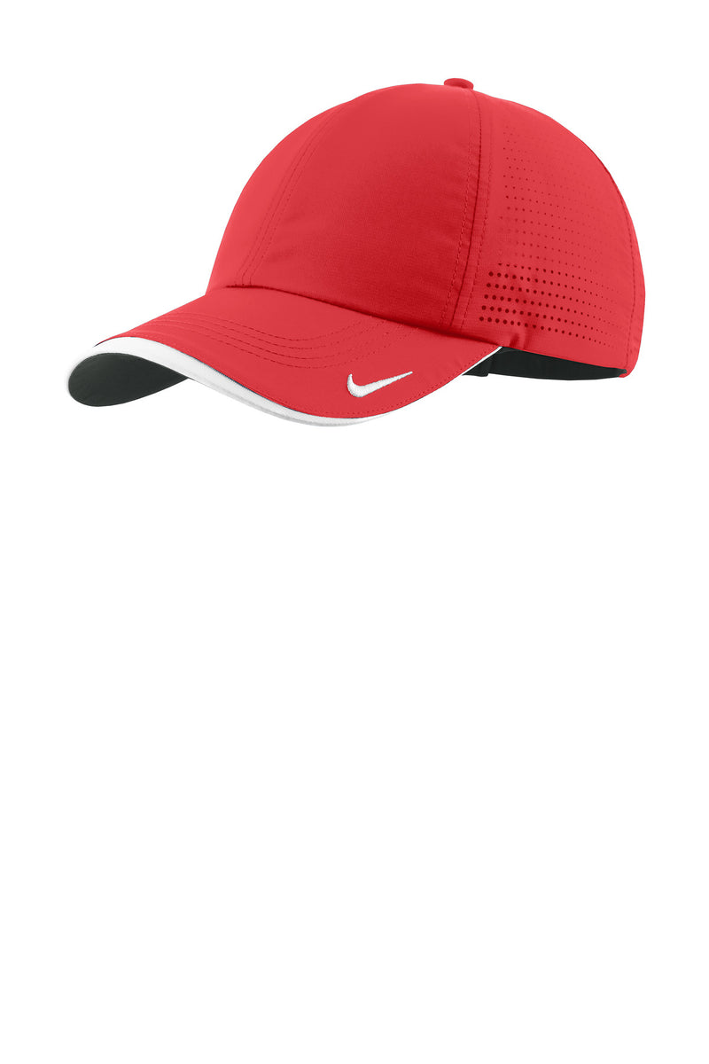 Nike Dri-FIT Perforated Performance Cap - University Red/ White