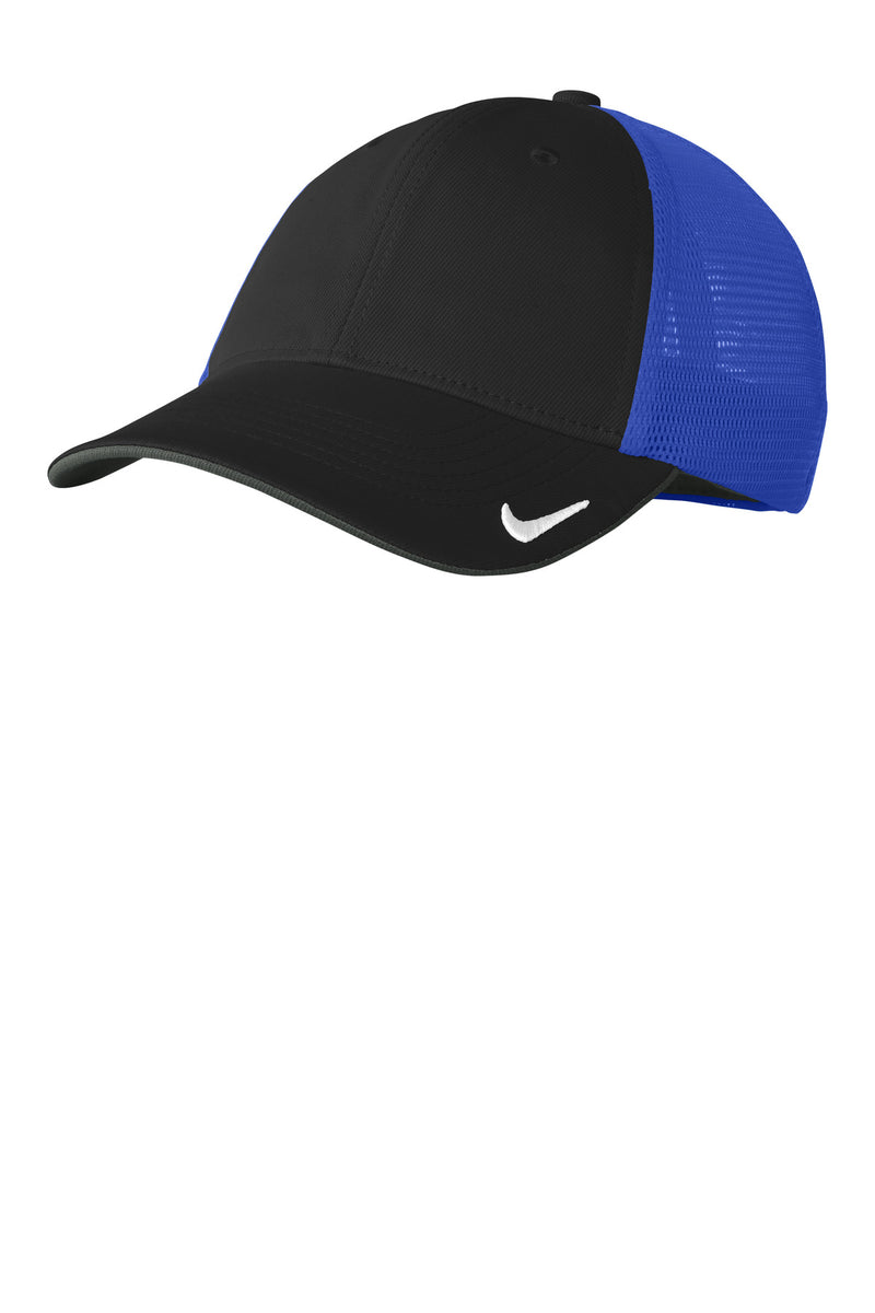 Nike Stretch-to-Fit Mesh Back Cap - Black/ Game Royal