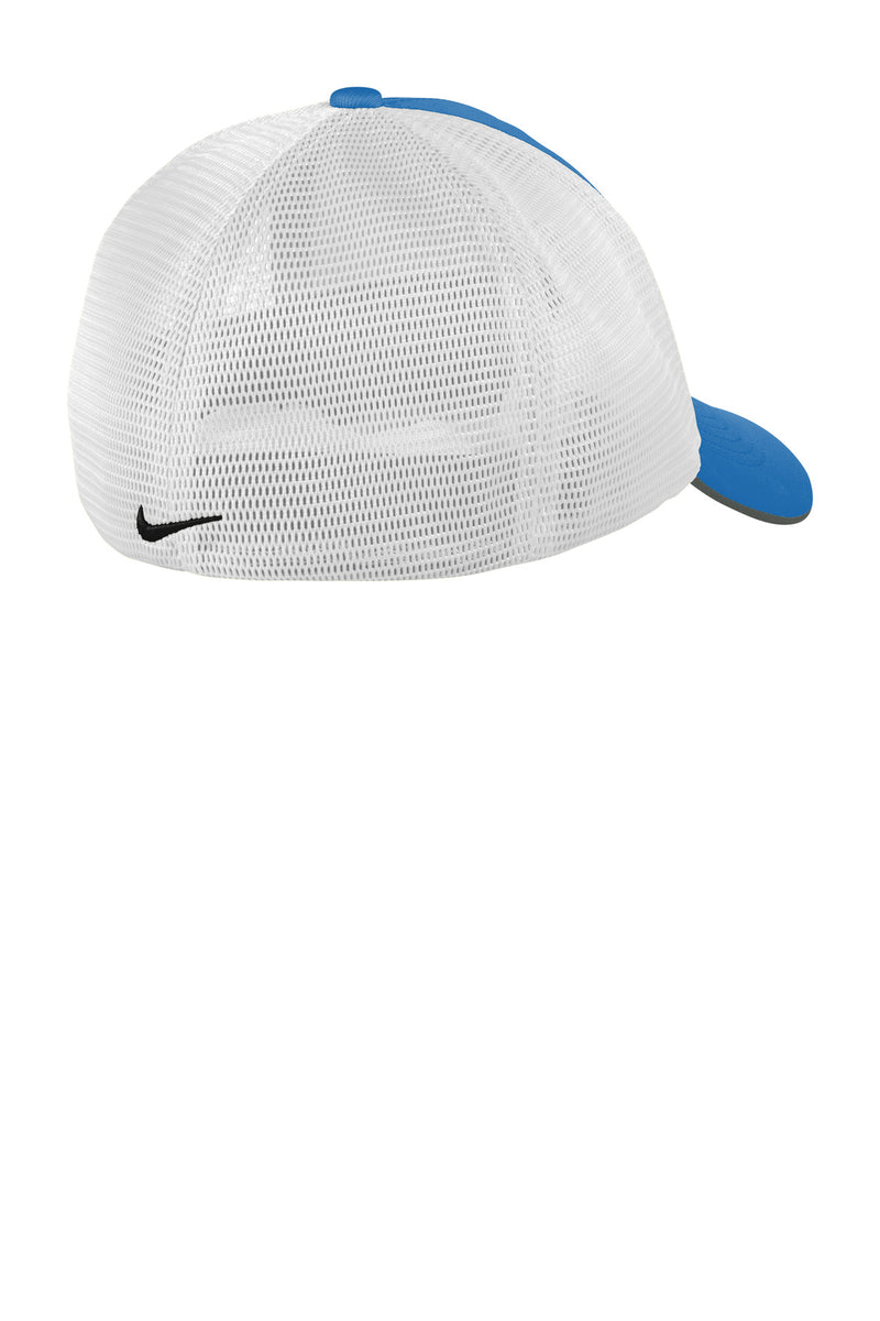 Nike Stretch-to-Fit Mesh Back Cap - Gym Blue/ White