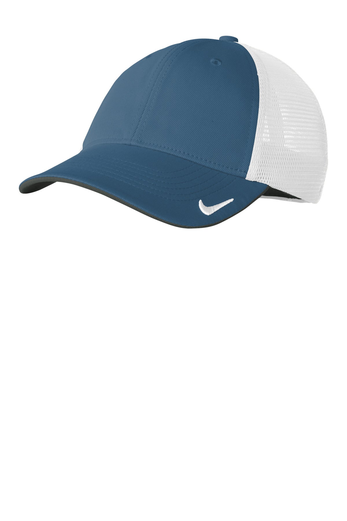 Nike Stretch-to-Fit Mesh Back Cap - Navy/ White