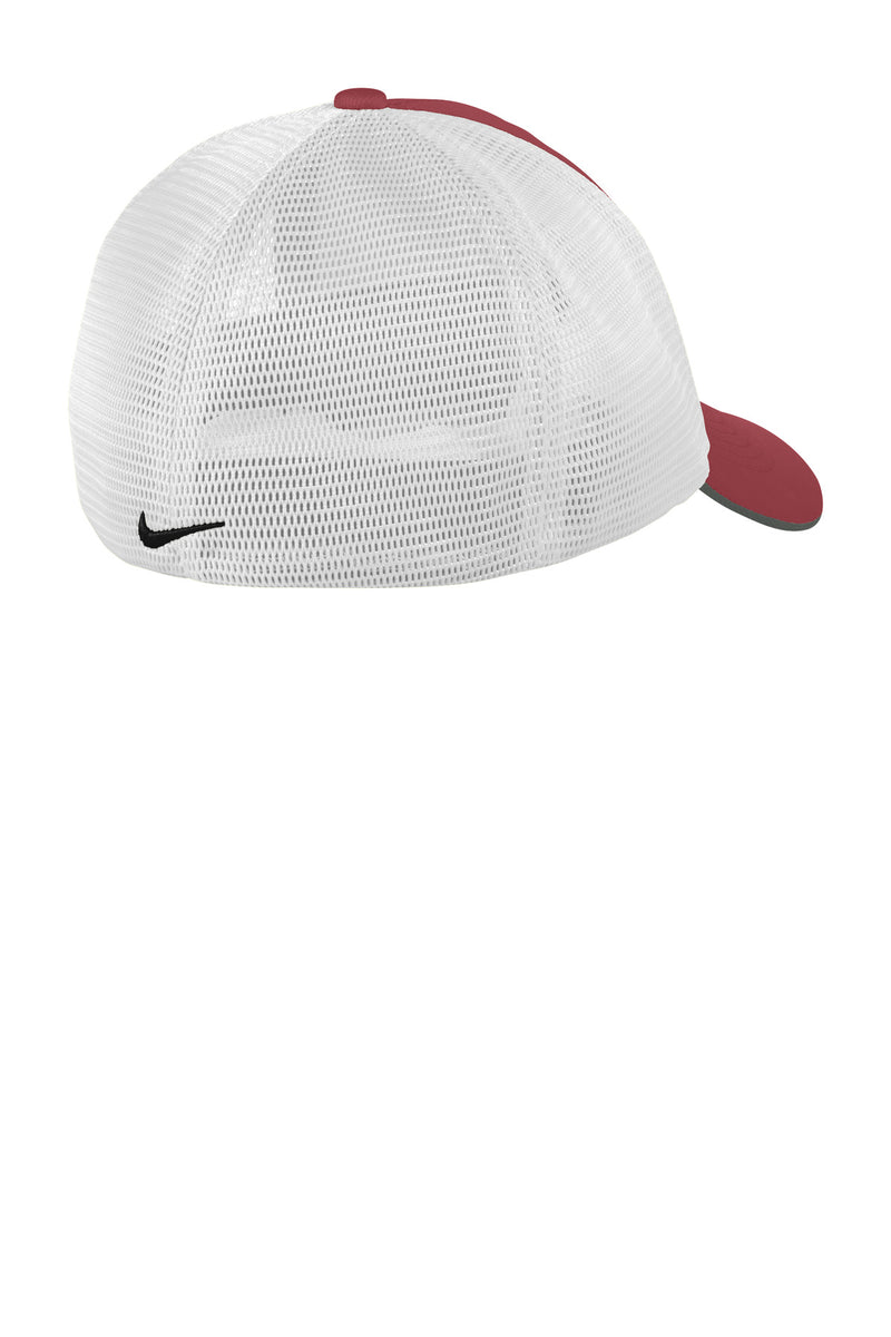 Nike Stretch-to-Fit Mesh Back Cap - Team Red/ White