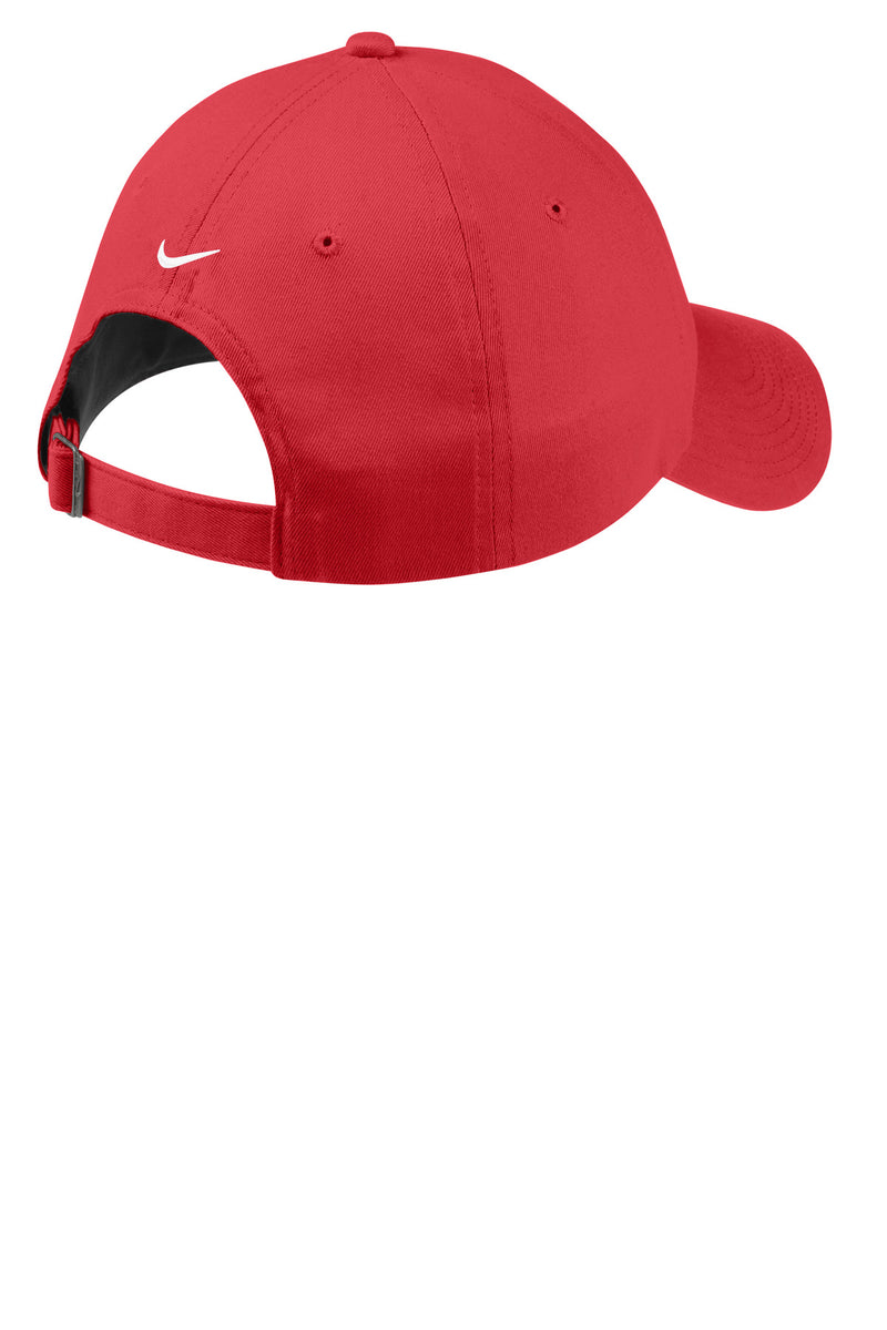 Nike Unstructured Cotton/Poly Twill Cap - Gym Red