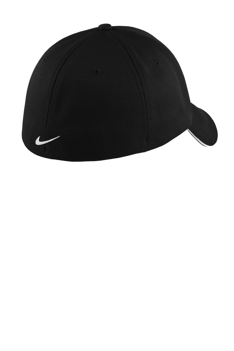 Nike Dri-FIT Stretch Mesh Sandwich Bill Cap - Black/ White