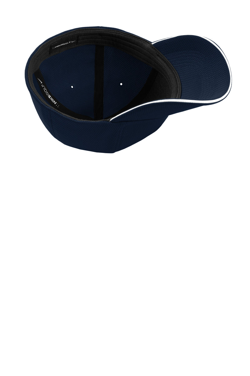 Nike Dri-FIT Stretch Mesh Sandwich Bill Cap - Navy/ White