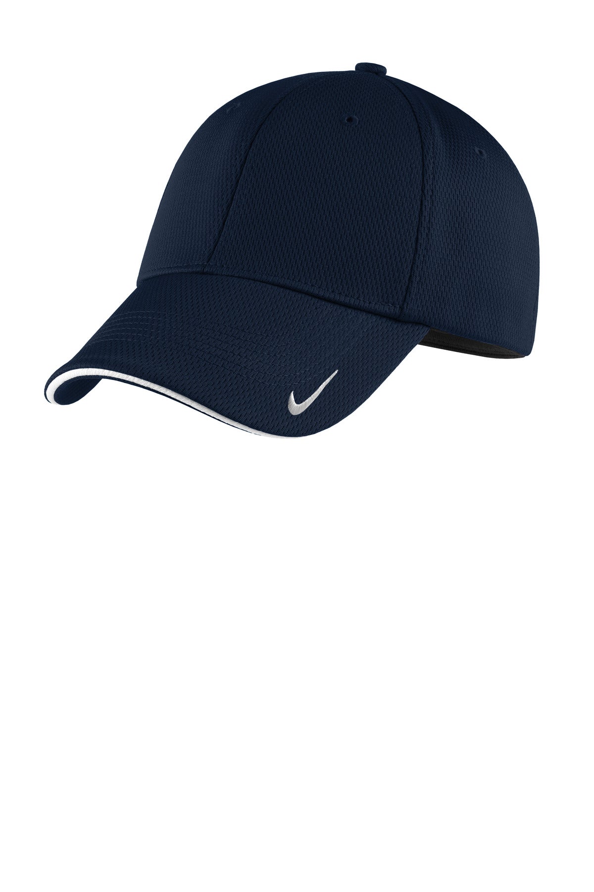 Nike Dri-FIT Stretch Mesh Sandwich Bill Cap - Navy/ White