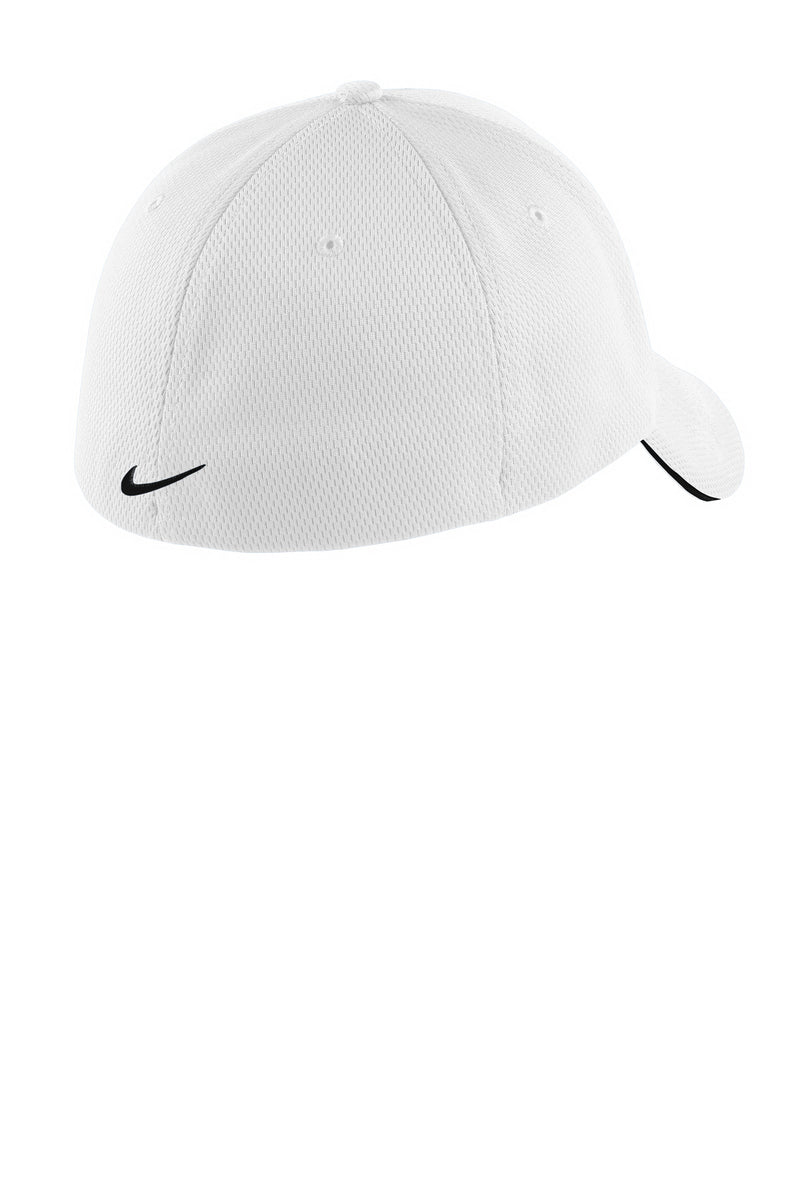 Nike Dri-FIT Stretch Mesh Sandwich Bill Cap - White/ Black