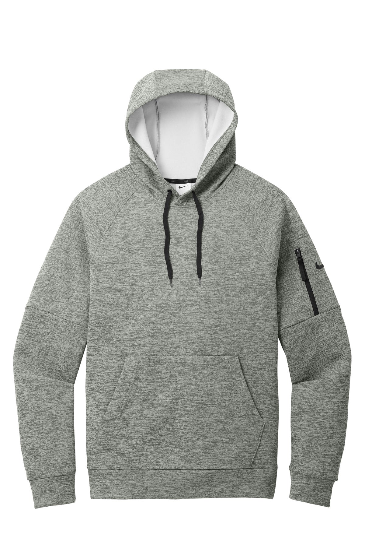 Nike Therma-FIT Pocket Pullover Fleece Hoodie - Dark Grey Heather