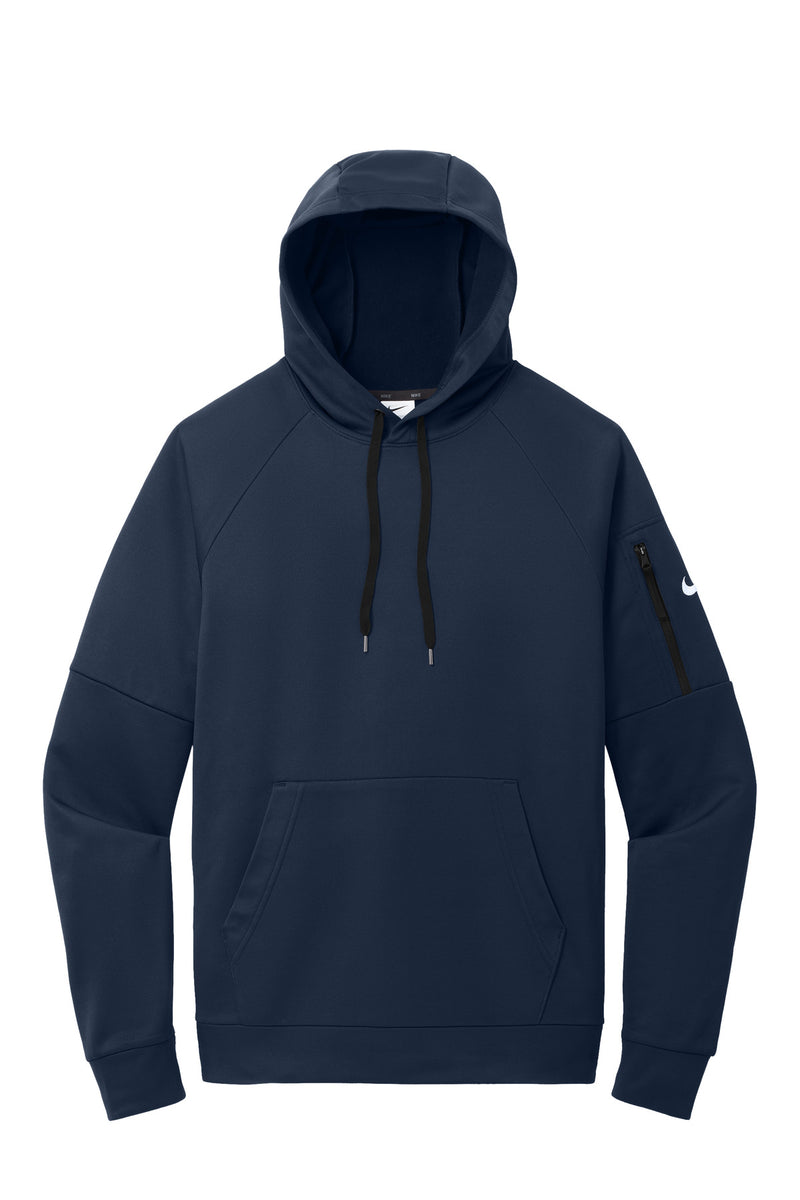 Nike Therma-FIT Pocket Pullover Fleece Hoodie - Navy