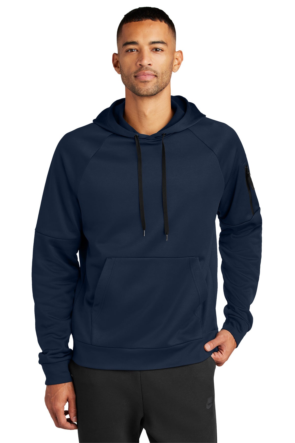 Nike Therma-FIT Pocket Pullover Fleece Hoodie - Navy