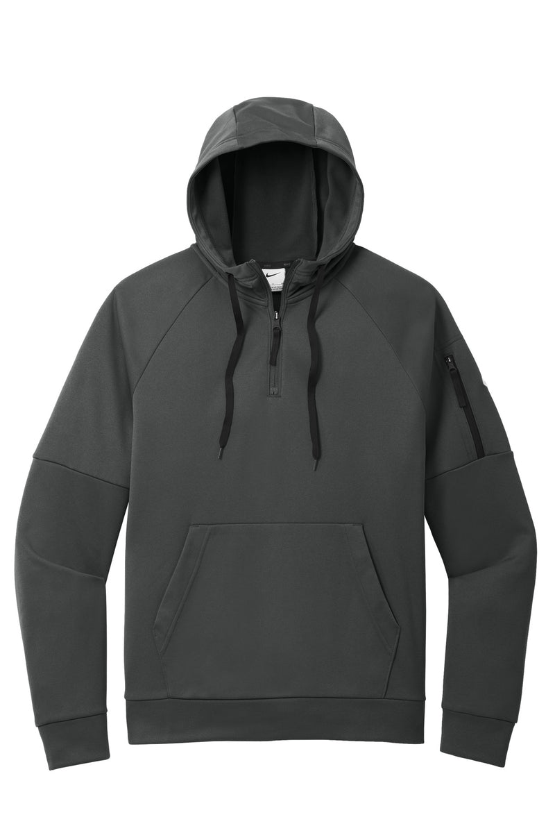 Nike Therma-FIT Pocket 1/4-Zip Fleece Hoodie - Anthracite
