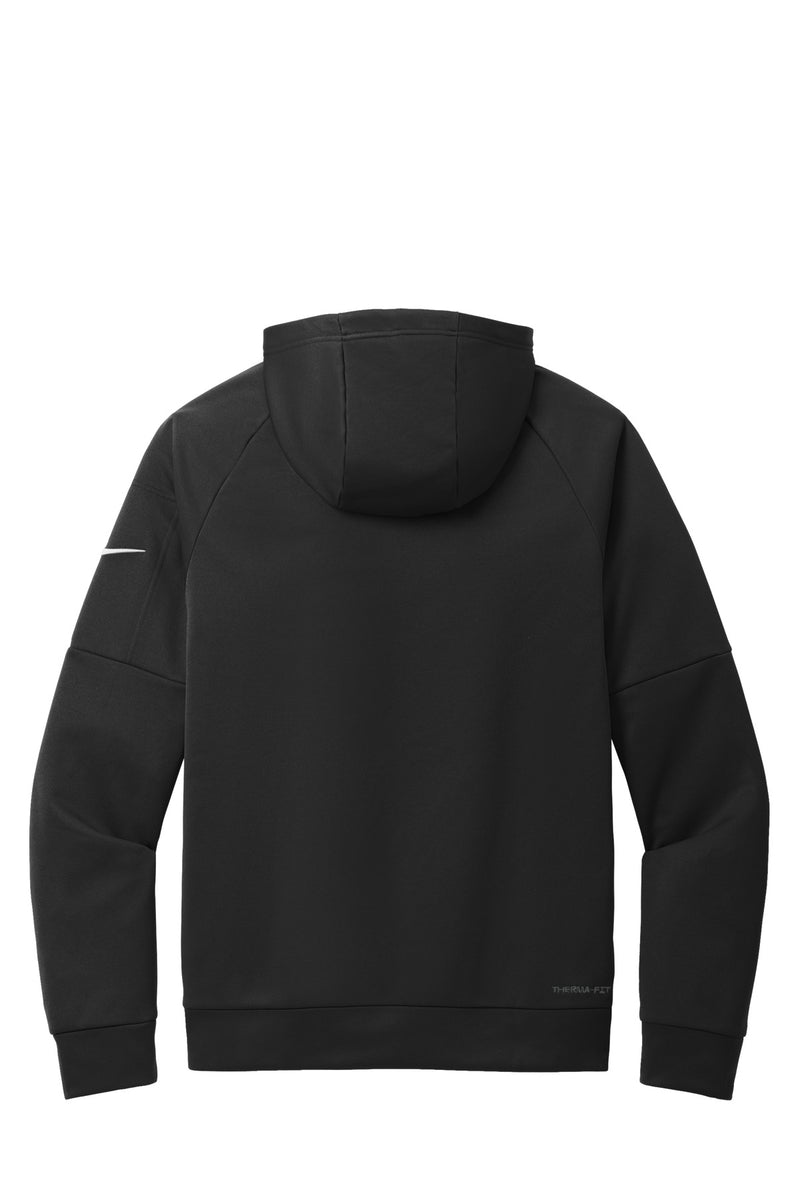 Nike Therma-FIT Pocket 1/4-Zip Fleece Hoodie - Black