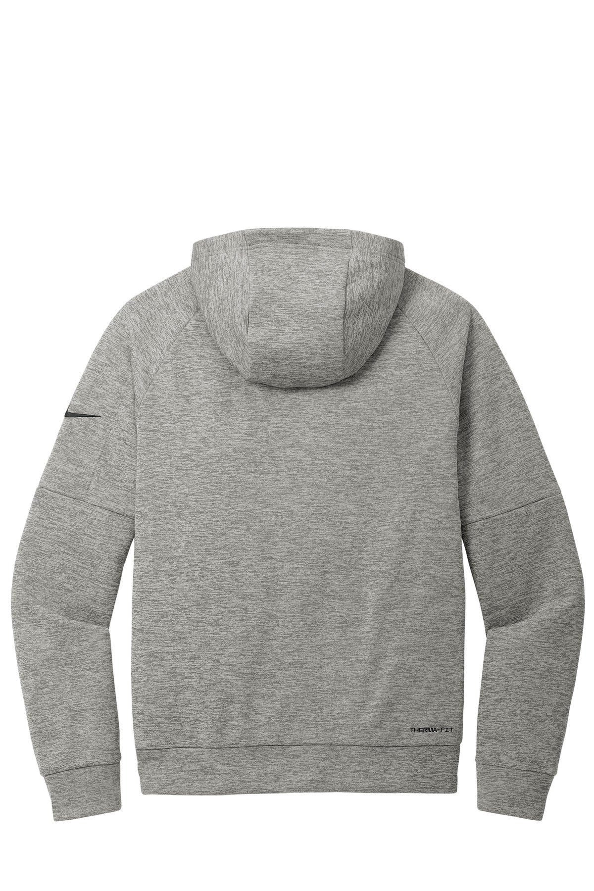 Nike Therma-FIT Pocket 1/4-Zip Fleece Hoodie - Dark Grey Heather