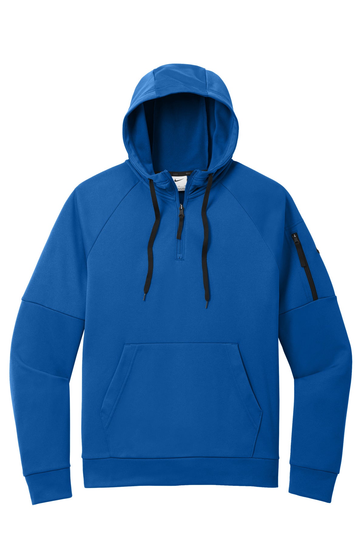 Nike Therma-FIT Pocket 1/4-Zip Fleece Hoodie - Game Royal