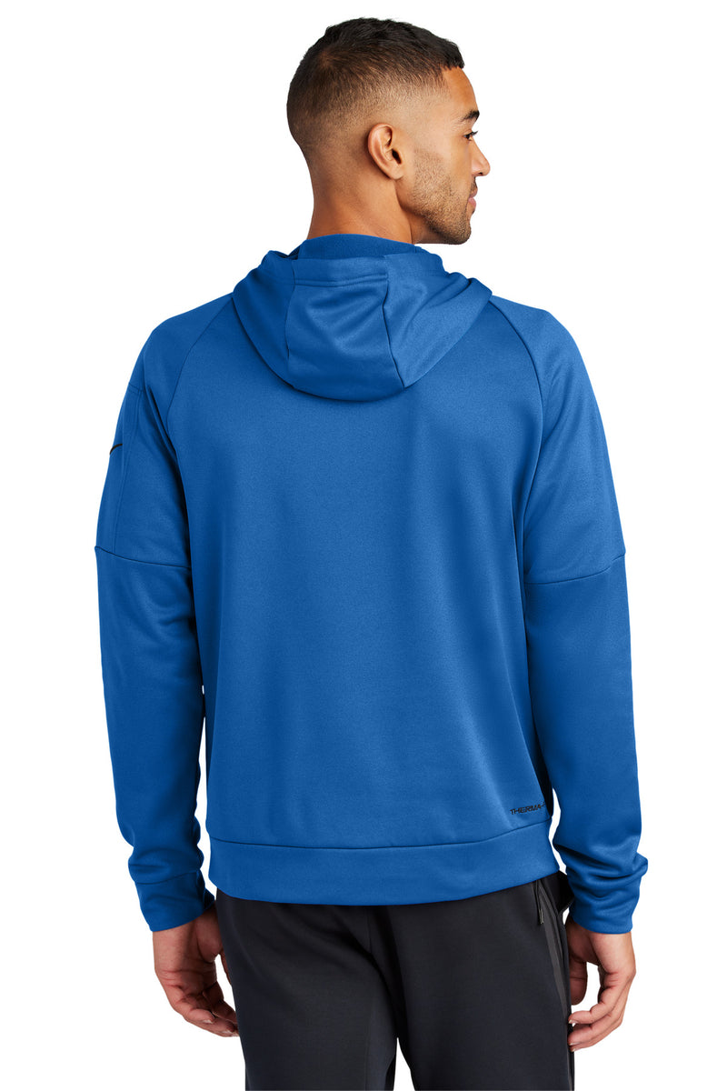 Nike Therma-FIT Pocket 1/4-Zip Fleece Hoodie - Game Royal