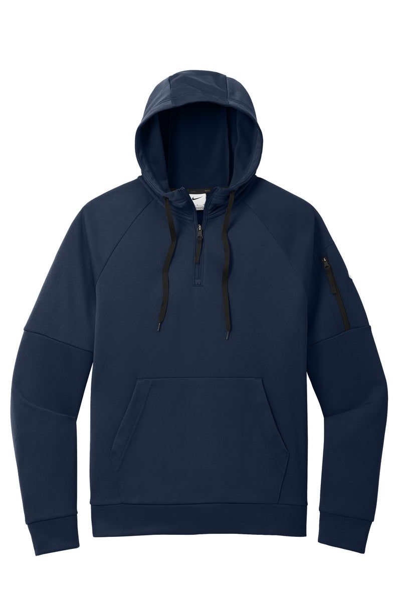 Nike Therma-FIT Pocket 1/4-Zip Fleece Hoodie - Navy
