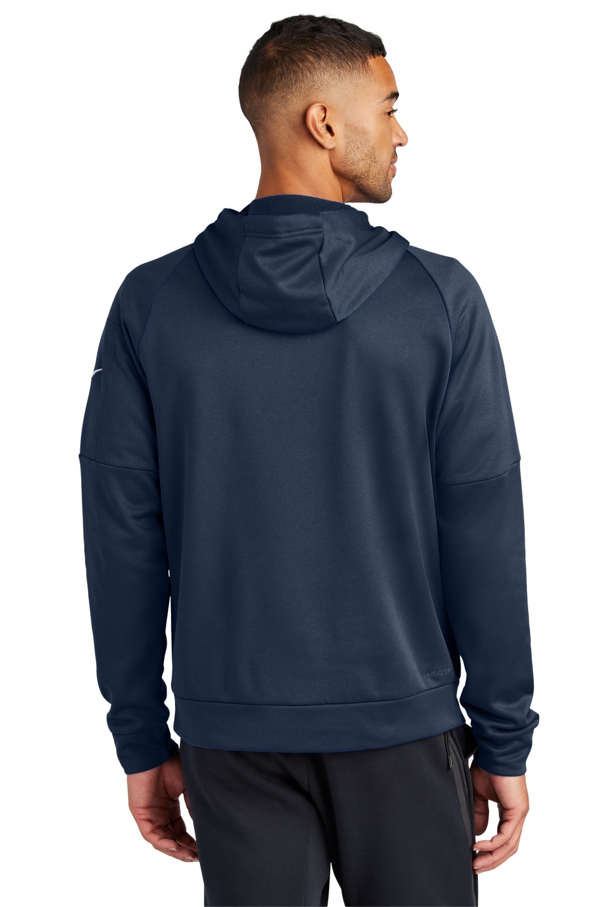 Nike Therma-FIT Pocket 1/4-Zip Fleece Hoodie - Navy