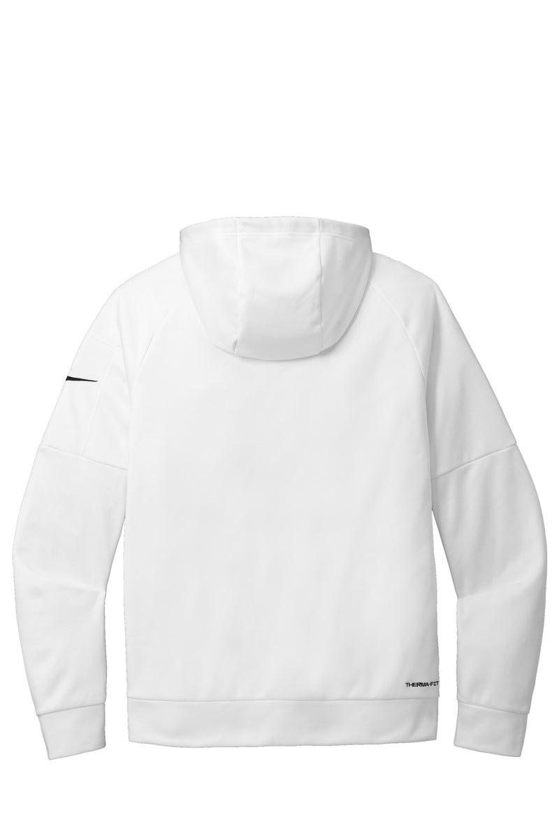 Nike Therma-FIT Pocket 1/4-Zip Fleece Hoodie - White