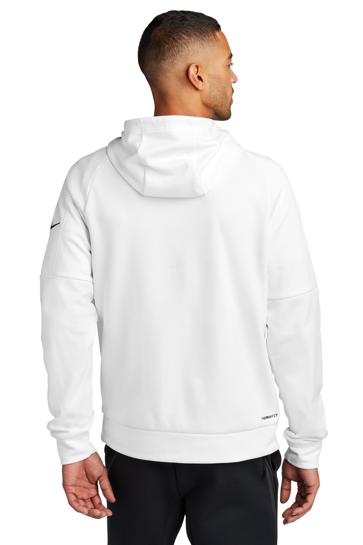 Nike Therma-FIT Pocket 1/4-Zip Fleece Hoodie - White