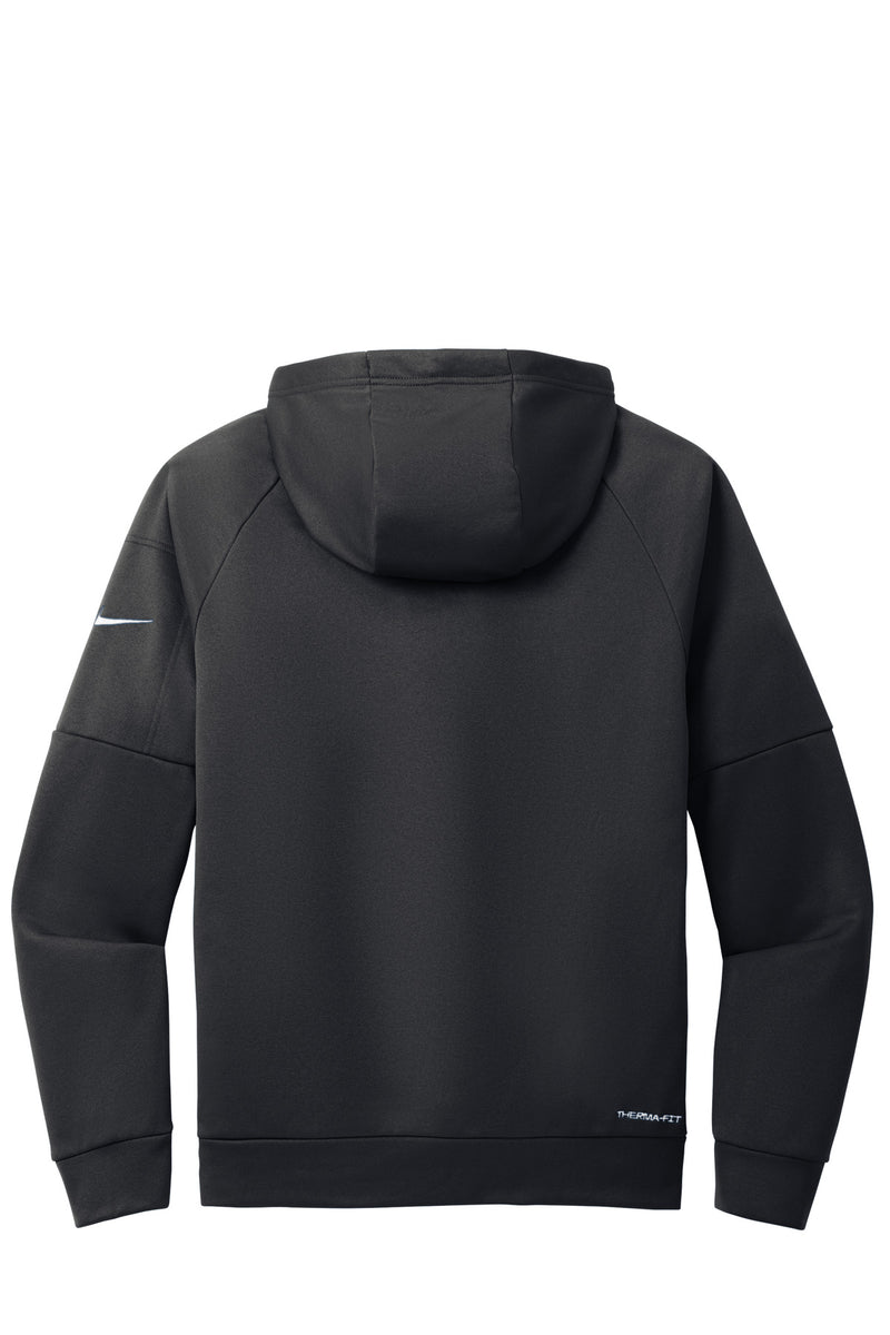 Nike Therma-FIT Pocket Full-Zip Fleece Hoodie - Black