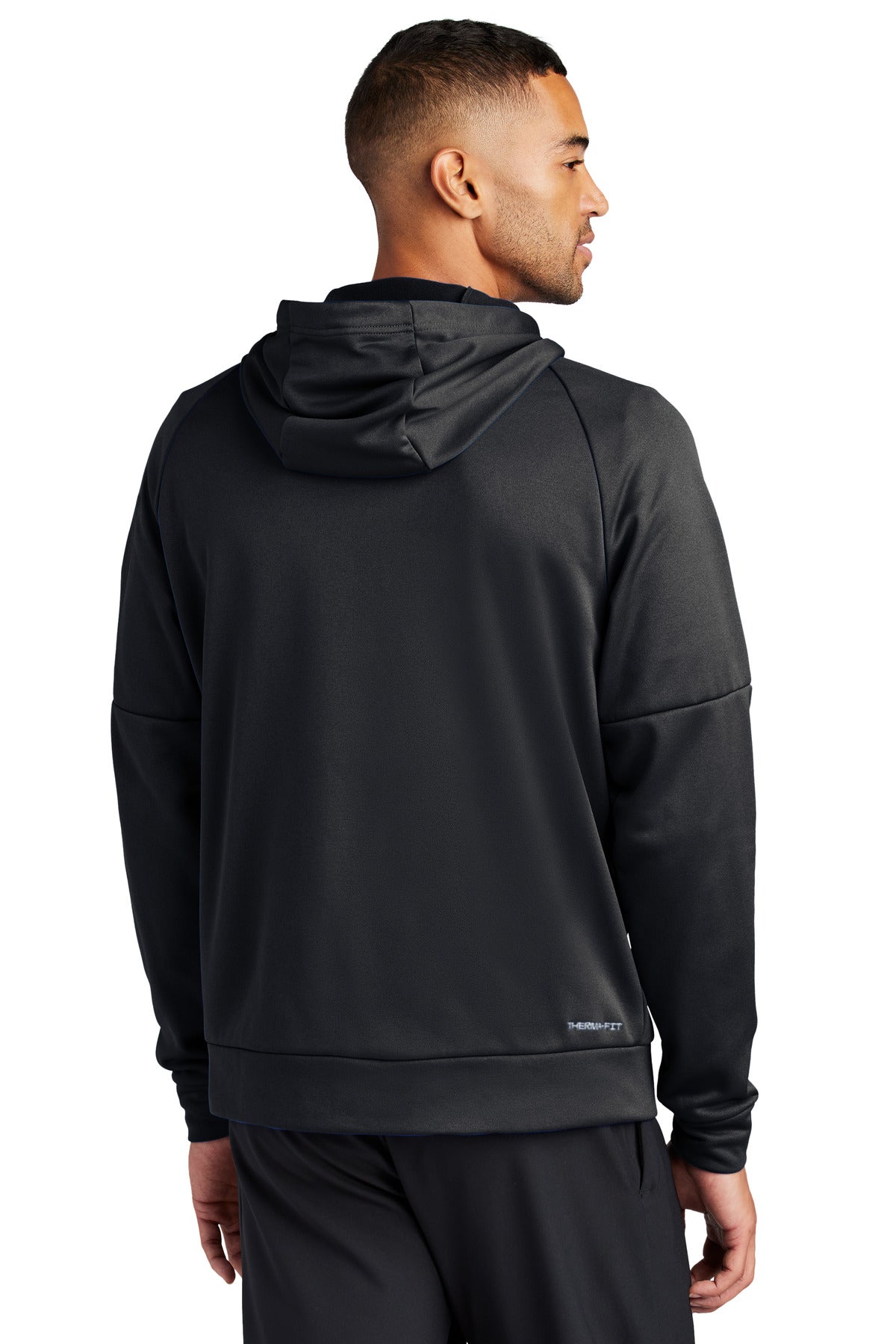 Nike Therma-FIT Pocket Full-Zip Fleece Hoodie - Black