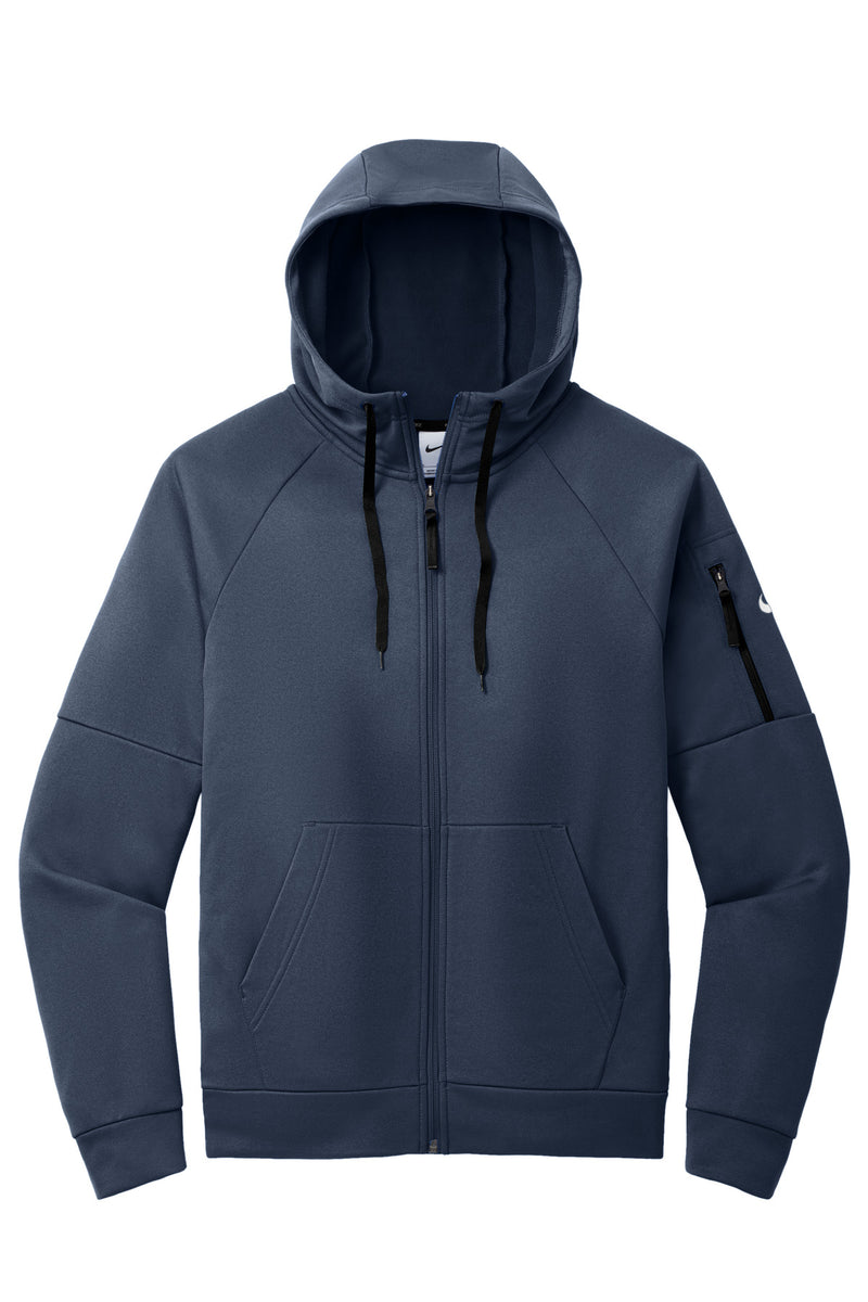 Nike Therma-FIT Pocket Full-Zip Fleece Hoodie - Navy