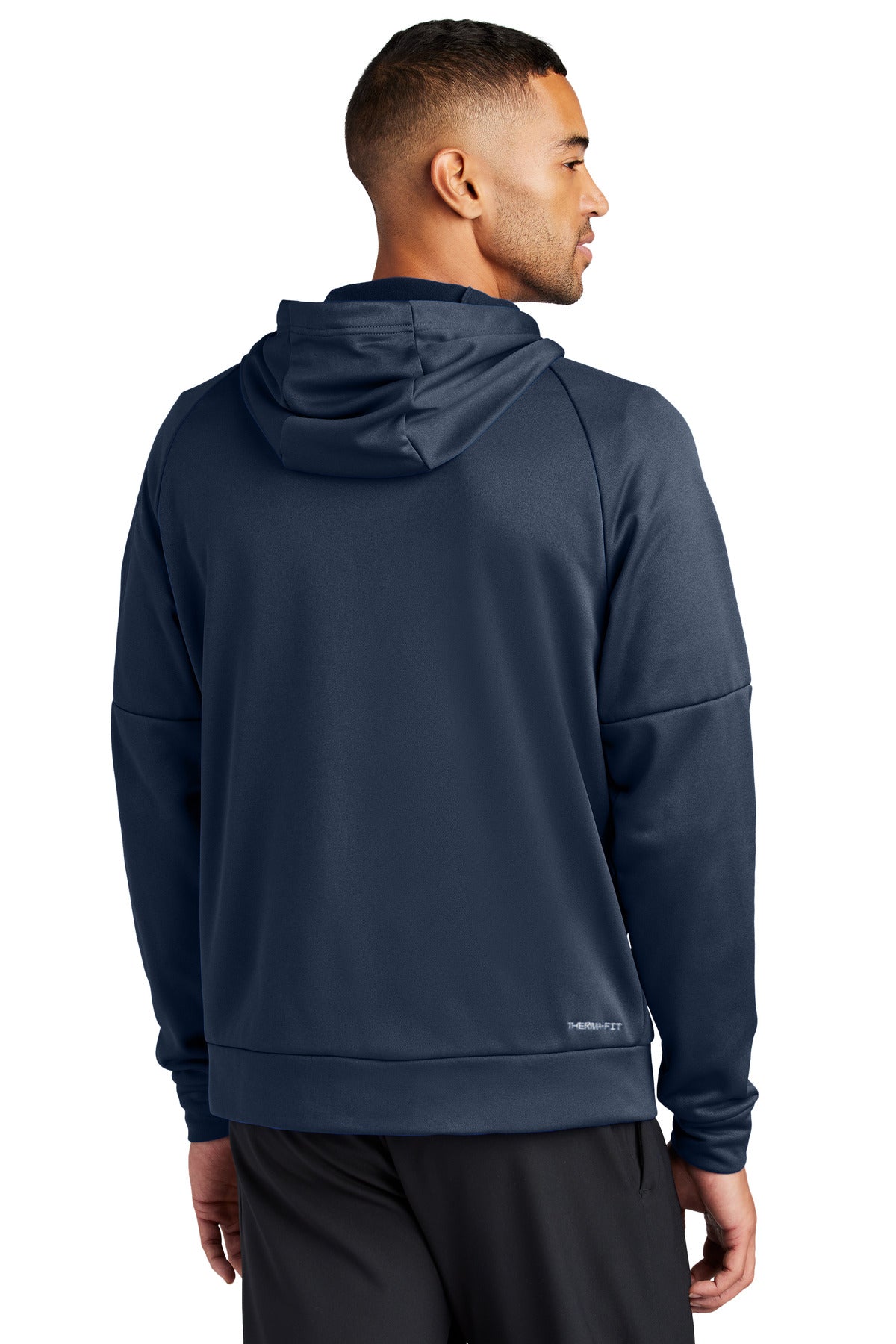 Nike Therma-FIT Pocket Full-Zip Fleece Hoodie - Navy