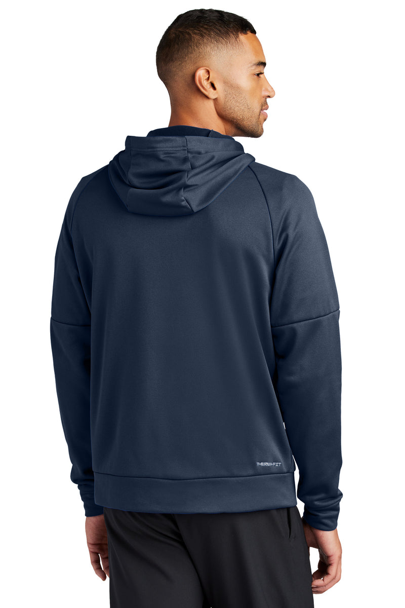 Nike Therma-FIT Pocket Full-Zip Fleece Hoodie - Navy