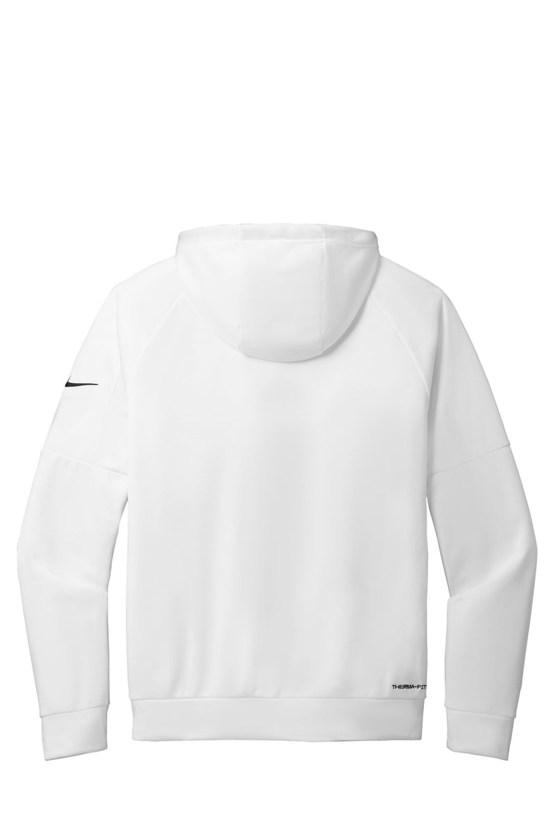 Nike Therma-FIT Pocket Full-Zip Fleece Hoodie - White