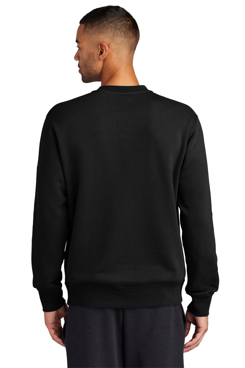Nike Club Fleece Sleeve Swoosh Crew - Black