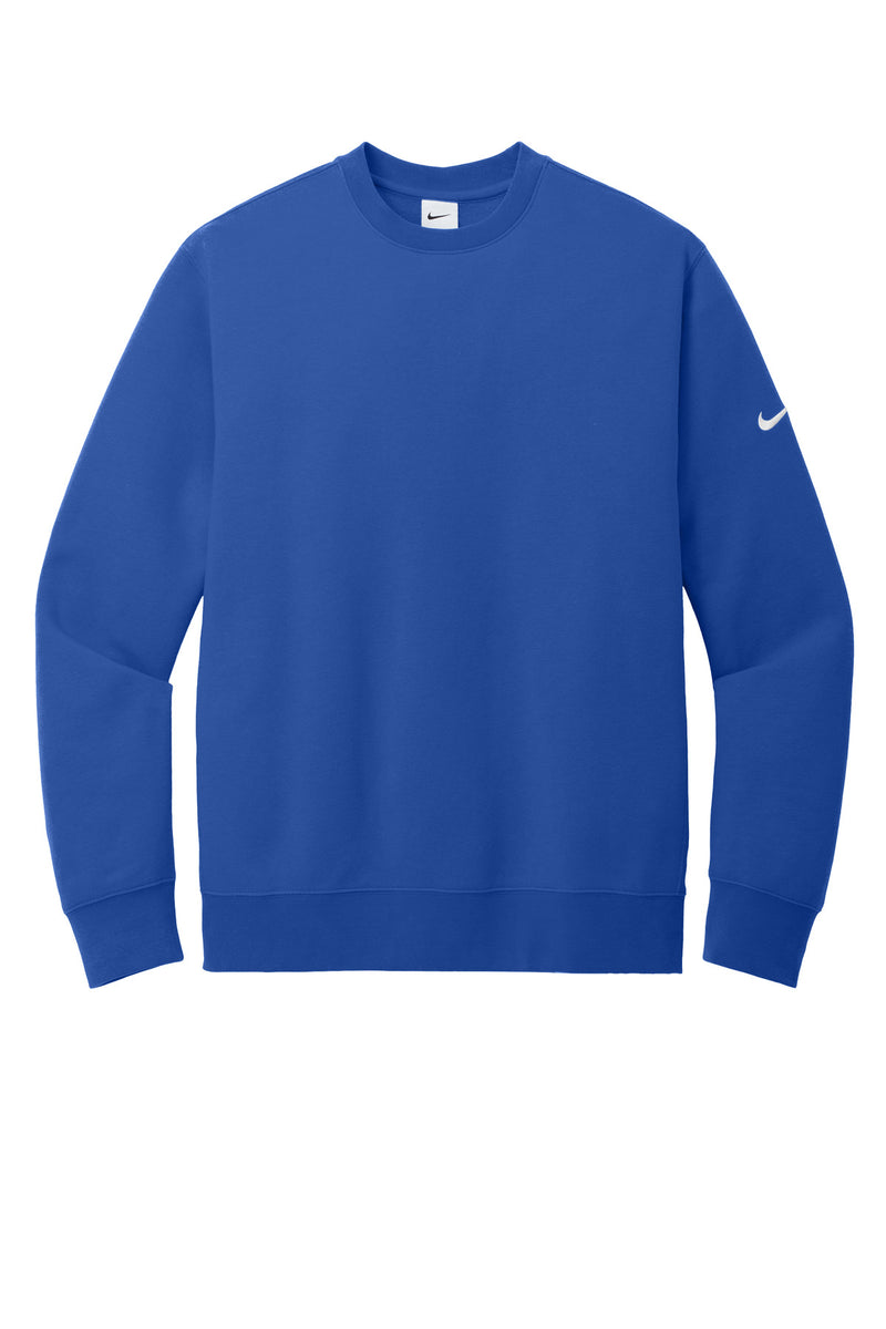 Nike Club Fleece Sleeve Swoosh Crew - Game Royal