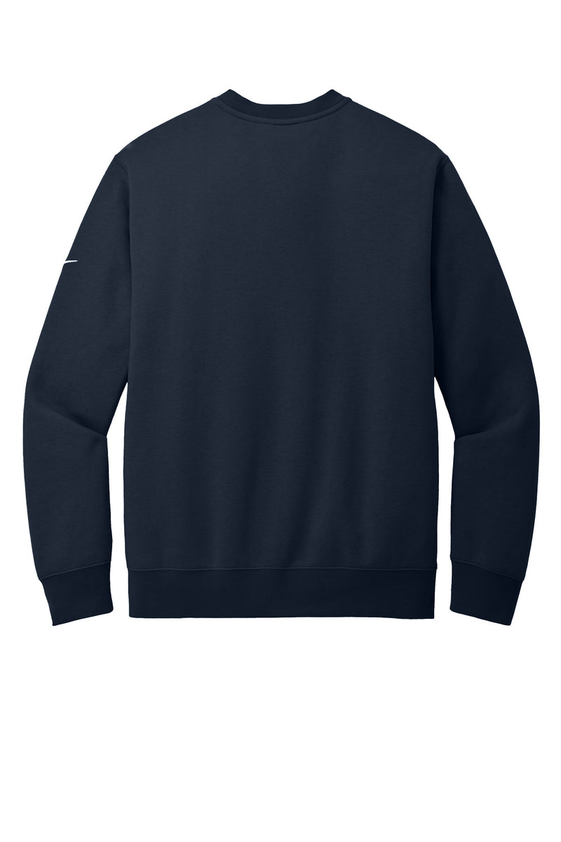 Nike Club Fleece Sleeve Swoosh Crew - Midnight Navy