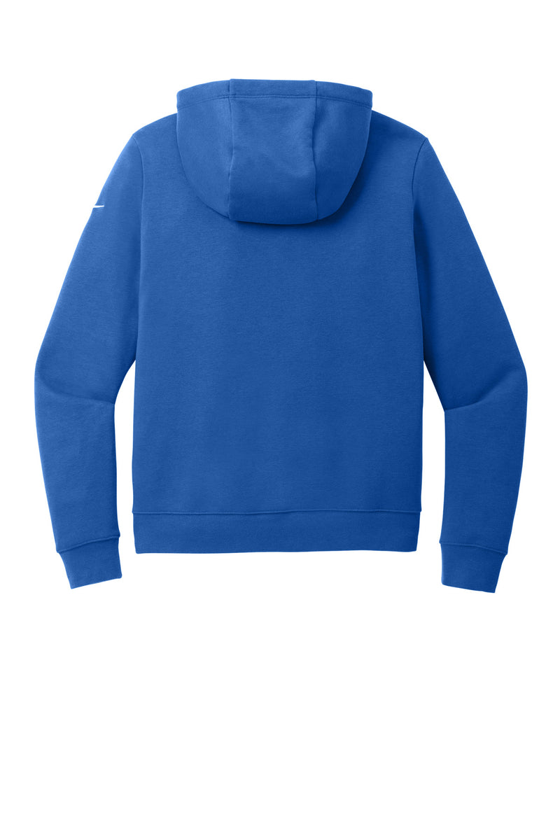 Nike Women's Club Fleece Sleeve Swoosh Pullover Hoodie - Game Royal