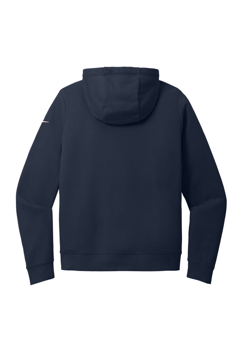 Nike Women's Club Fleece Sleeve Swoosh Full-Zip Hoodie - Midnight Navy